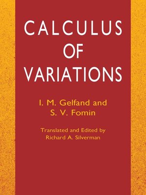 cover image of Calculus of Variations